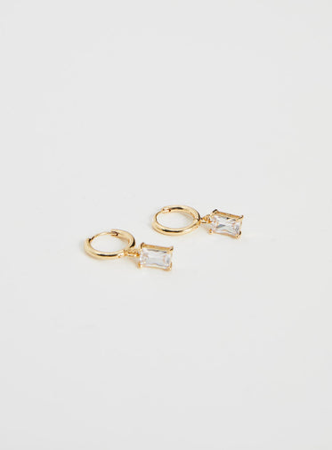 Carlington Gold Plated Teardrop Earrings Gold