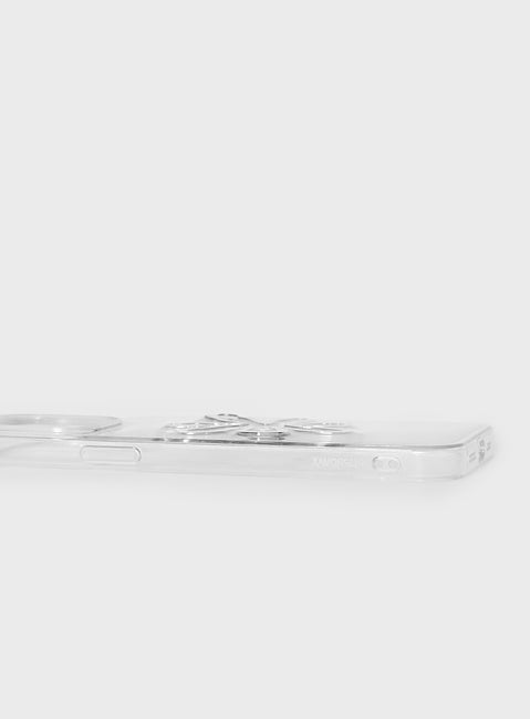 Blink Twice iPhone Case Clear / Silver