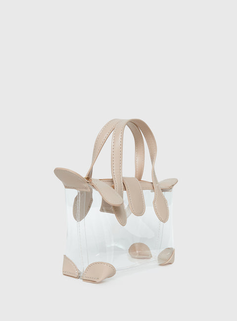 Elanna Clear Bag Clear / Beige