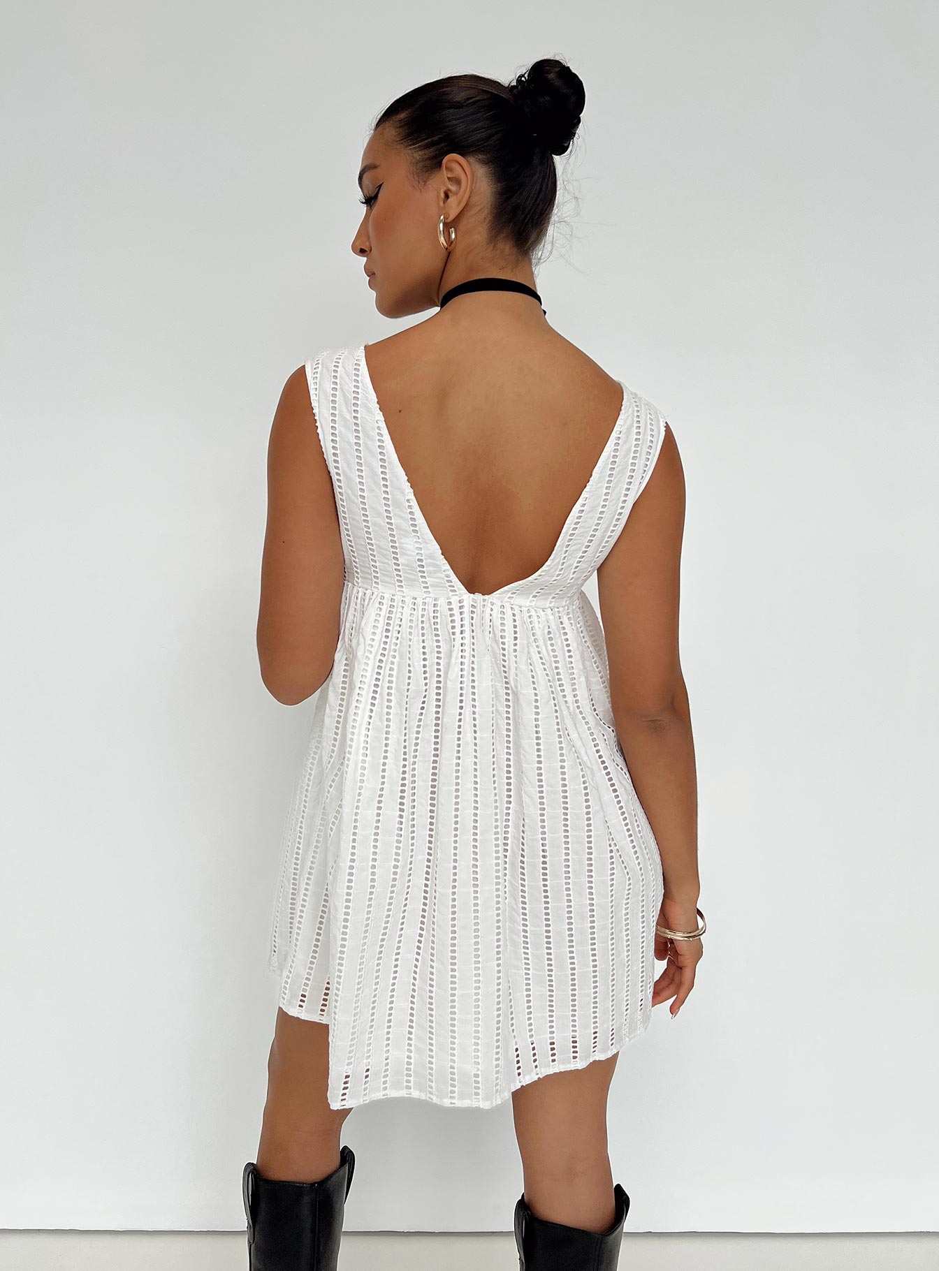 Laney Mini Dress White | Princess Polly Laney Mini Dress White | Princess Polly