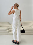 High-rise linen pants Belt looped waist, zip and button fastening, straight leg, subtle pleats at waist Non-stretch material, unlined 
