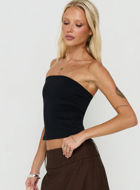 Daily Define Tube Top Black