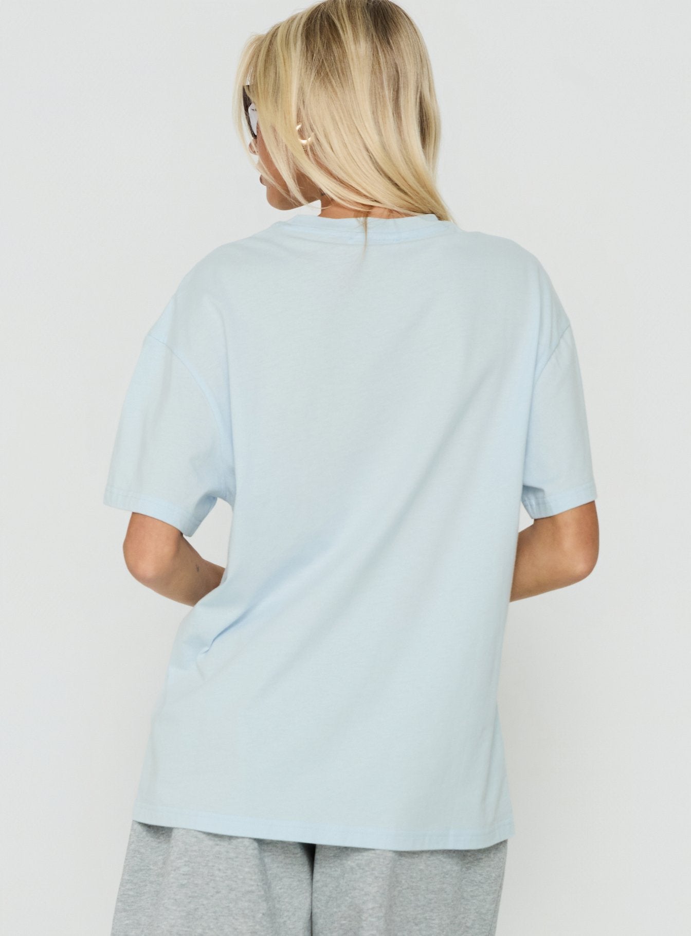 Star Stallion Oversized Graphic Tee Blue | Princess Polly