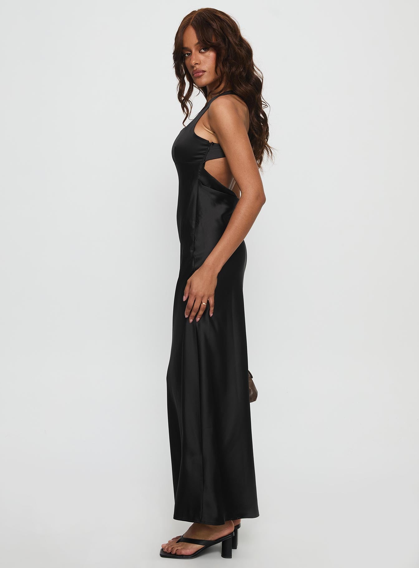 Alter Egos Drape Maxi Dress Black | Princess Polly Alter Egos Drape Maxi Dress Black | Princess Polly