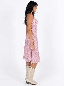 princess polly floral midi dress Georgia Midi Dress Pink Floral
