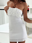 product Princess Polly Sweetheart Neckline  Massiel Strapless Mini Dress White