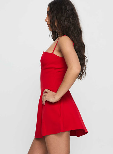 Easy To Love Mini Dress Red