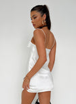 product Princess Polly Asymmetric Neckline  Tressa Mini Dress White