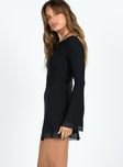 Lukea Long Sleeve Mini Dress Black Tall