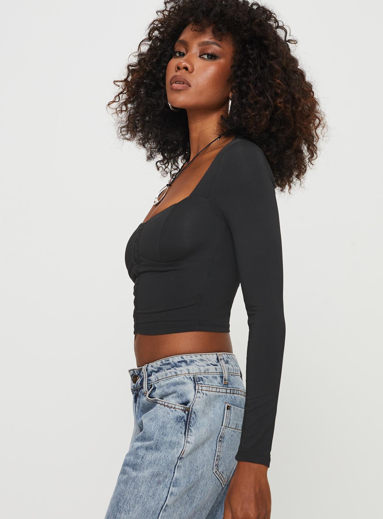 Torrado Long Sleeve Top Black