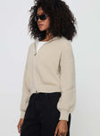 Merivale Knit Sweater Beige