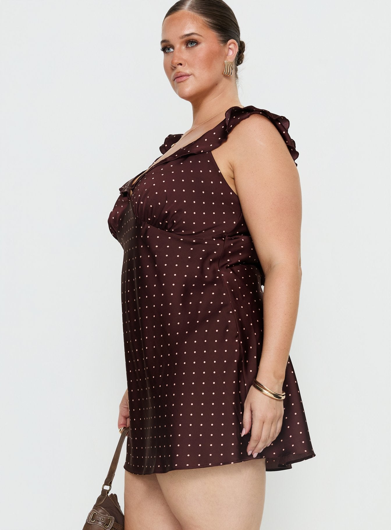 mini dress size 14 Tinisie Halter Mini Dress Black Curve