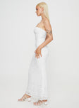 Lavelle Strapless Maxi Dress White