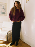Anaya Oversized Sweater Burgundy