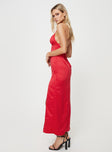 product Princess Polly Crew Neck  Chambers Maxi Dress Red