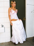 Garden Party Maxi Skirt White