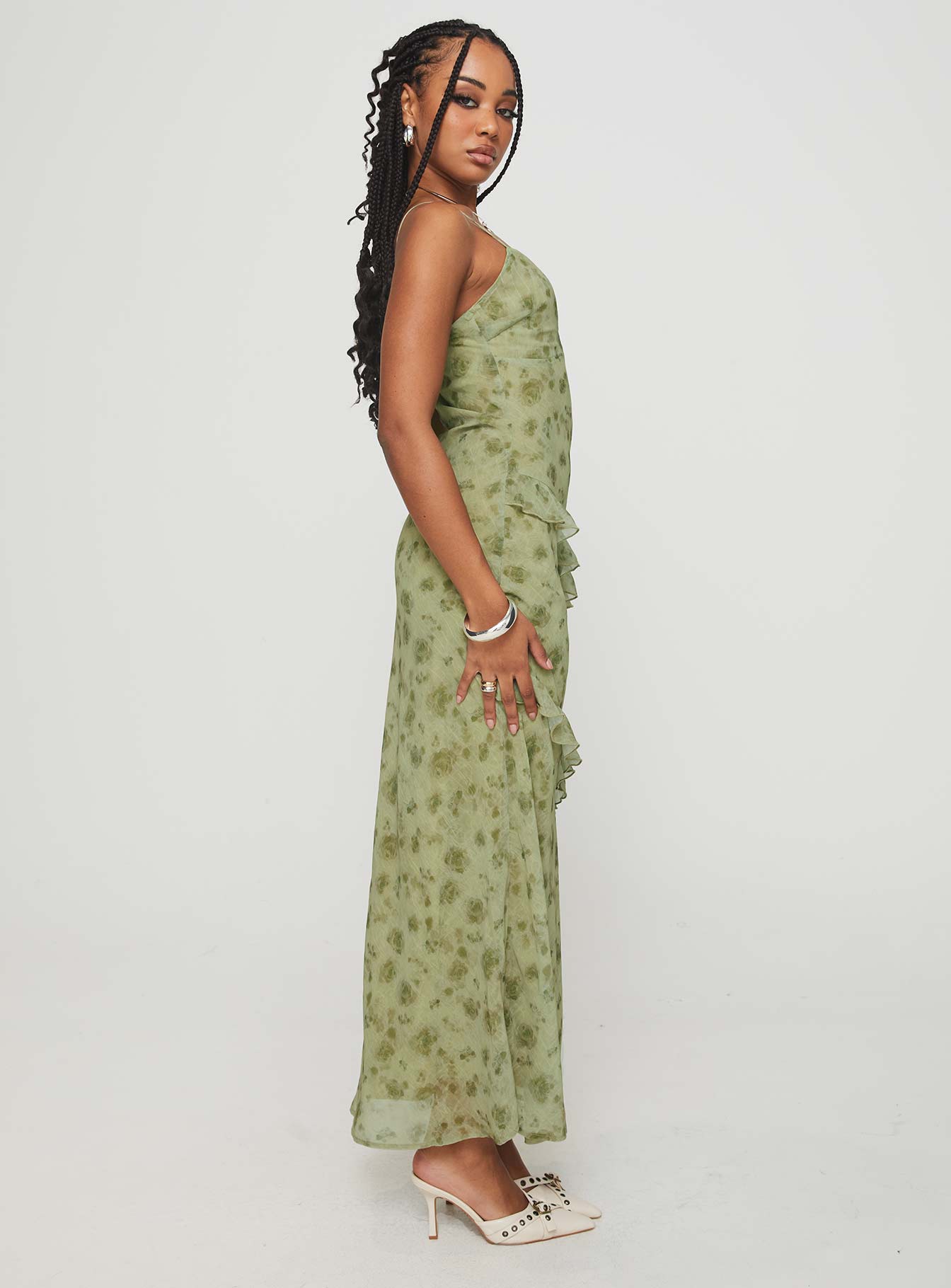 Teffoli Maxi Dress Green | Princess Polly Teffoli Maxi Dress Green | Princess Polly