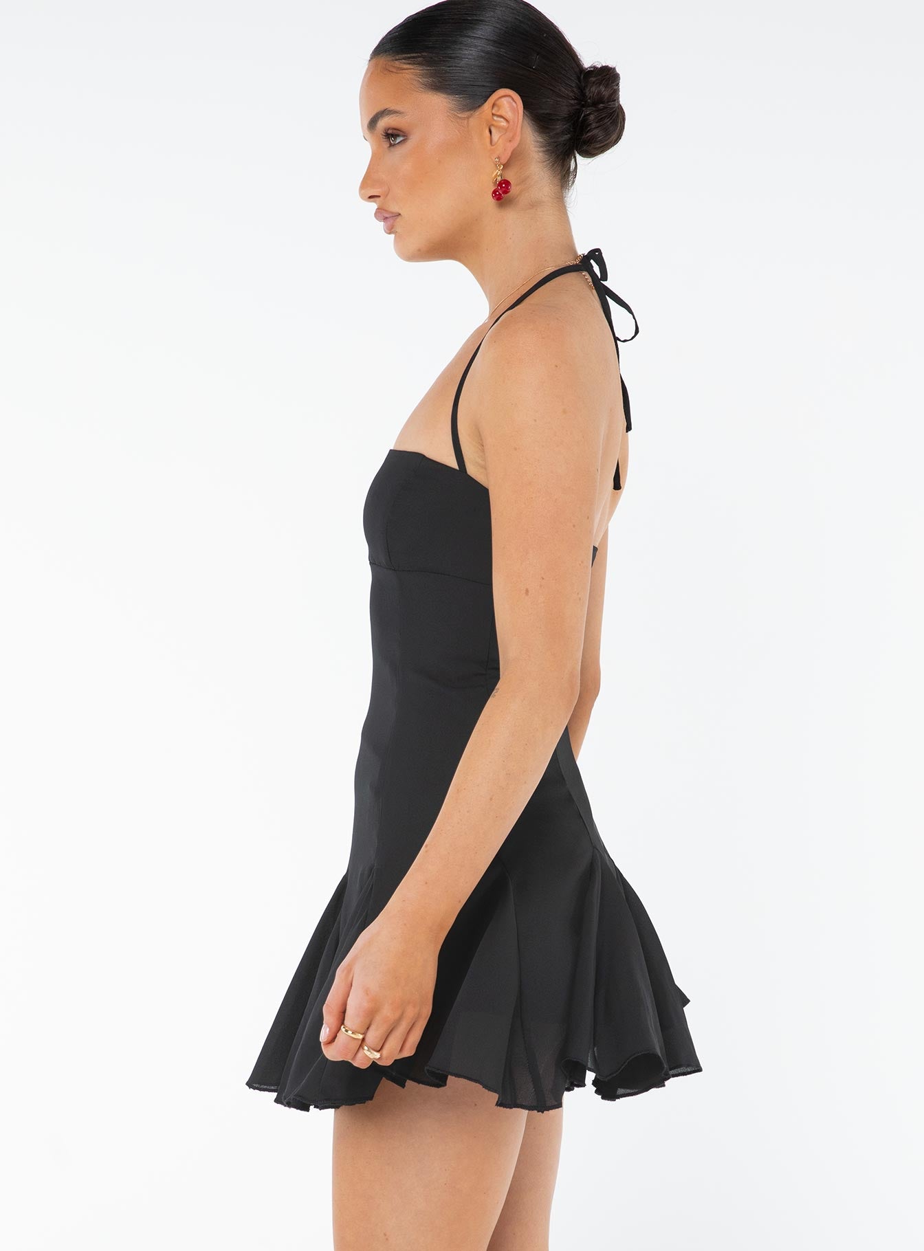 Delamere Mini Dress Black | Princess Polly Delamere Mini Dress Black | Princess Polly