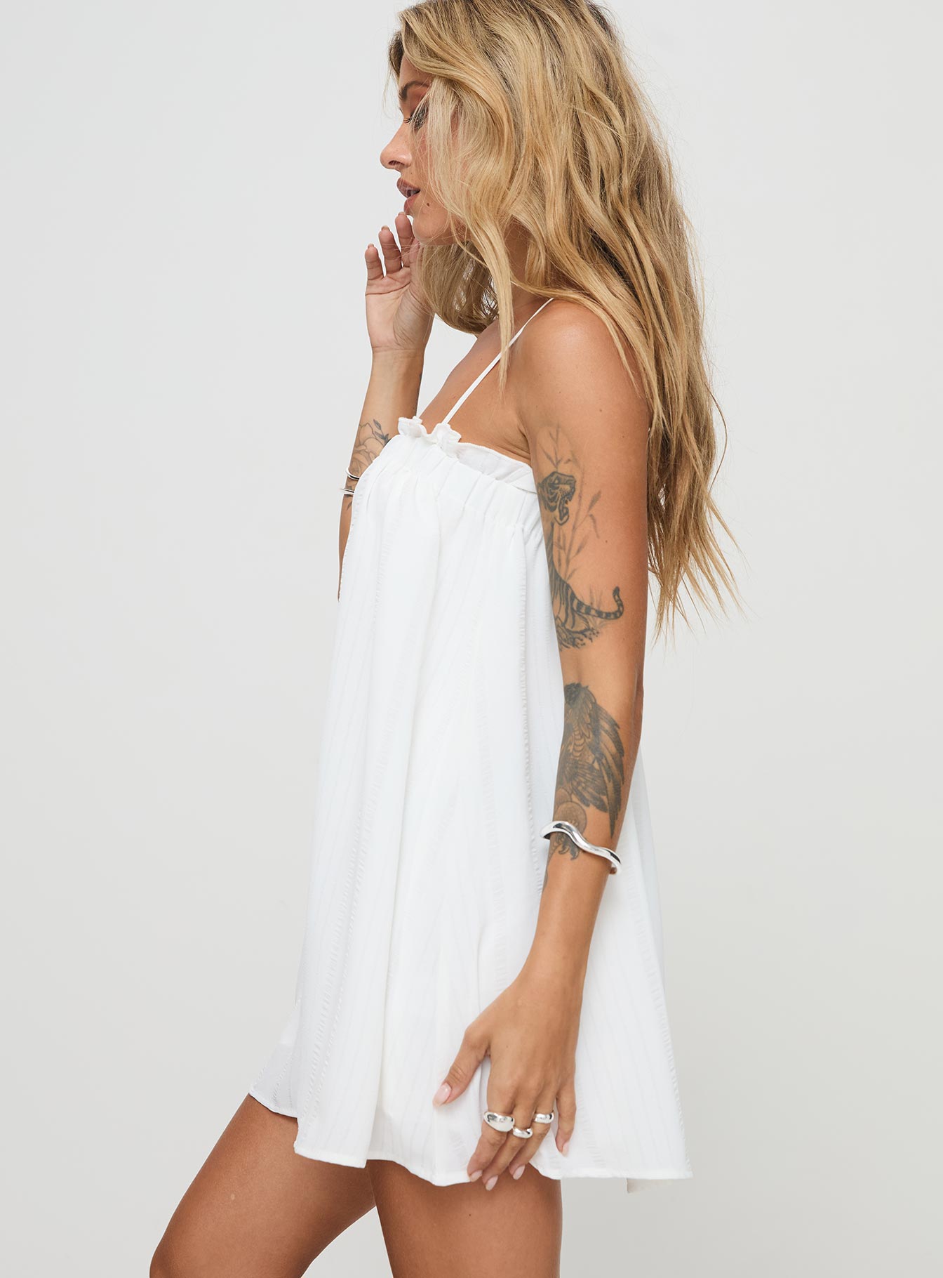 Marsaline Mini Dress | White | Womens | Princess Polly Marsaline Mini Dress | White | Womens | Princess Polly