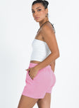 Whiston Shorts Pink Princess Polly high-rise 