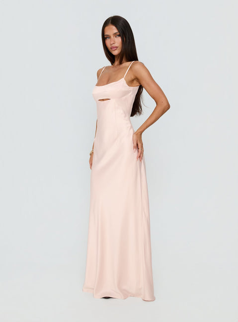 Powell Maxi Dress | Light Pink | Womens | Princess Polly Lower Impact Powell Maxi Dress | Light Pink | Womens | Princess Polly Lower Impact