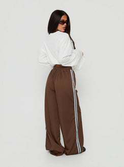 Fielder Track Pants Brown / Blue