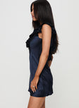 Butacup Frill Mini Dress Navy