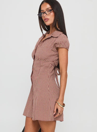 princess polly brown gingham dress Crafted Oak - Dresser 8 Drawers - Dark Brown main image 0