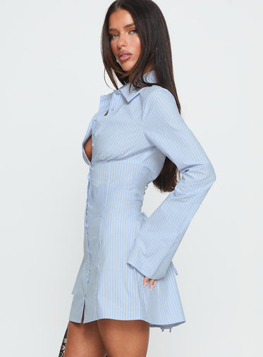 Blue Long Sleeve Dresses | Princess Polly Blue Long Sleeve Dresses | Princess Polly