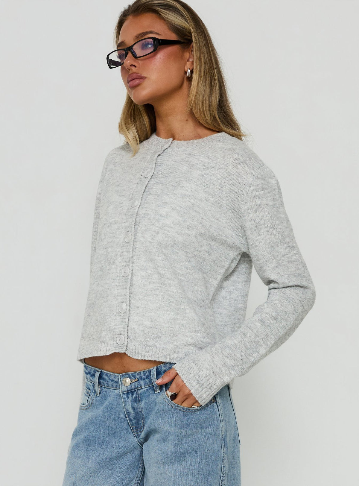 Denmark Cardigan Grey