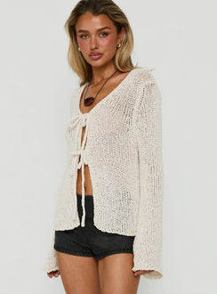 Swain Knit Cardigan Cream
