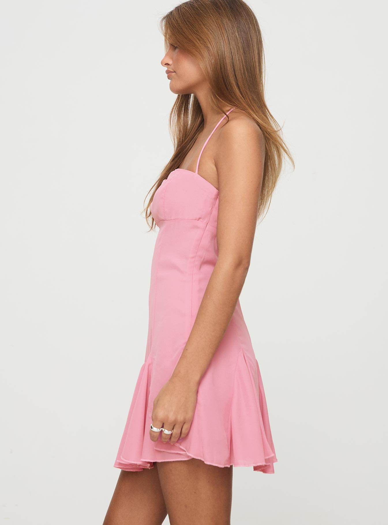 Delamere Mini Dress Pink | Princess Polly Delamere Mini Dress Pink | Princess Polly