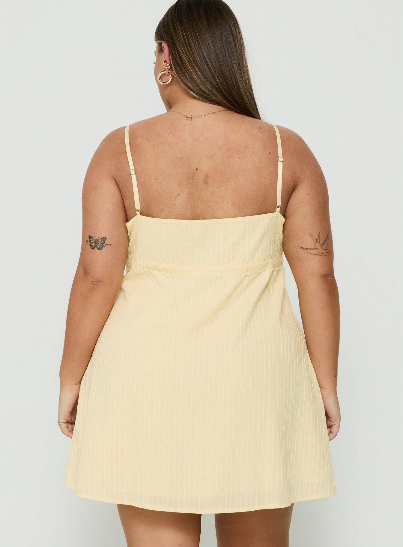 Lunya Mini Dress Lemon Curve