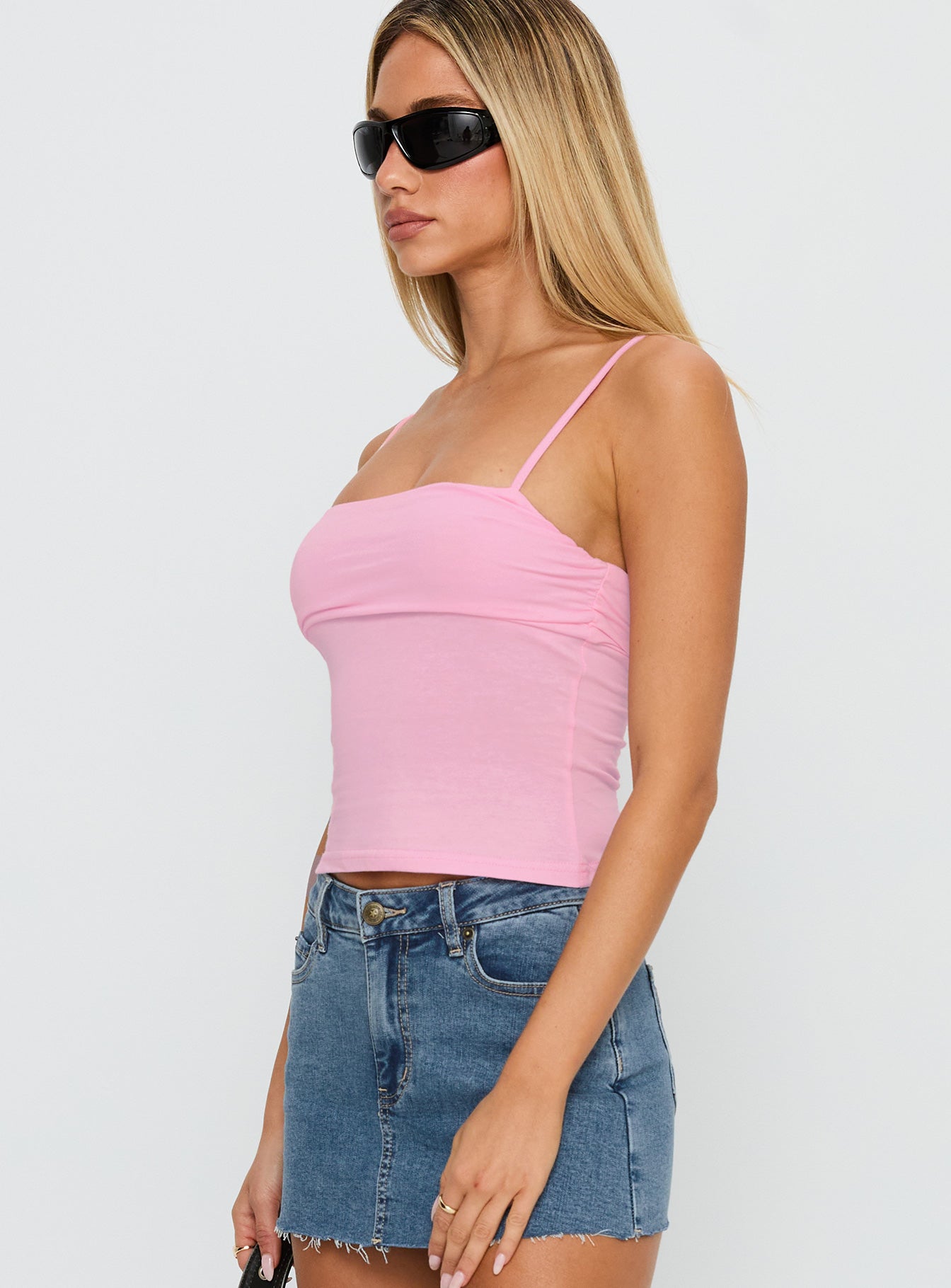 Race My Mind Top Pink