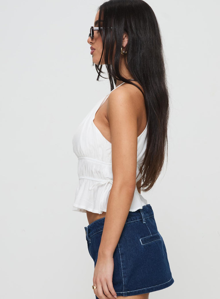 Rozier Top White | Princess Polly USA