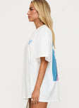 Club Polly Oversized Tee White