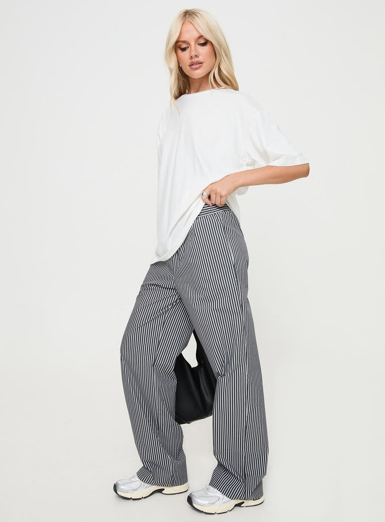 COBAIN PANT - ONYX STRIPE