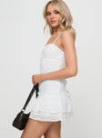 Harpin Mini Dress White