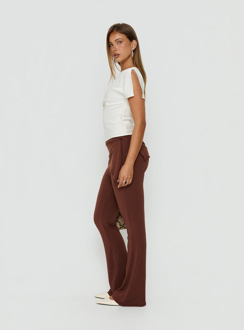 Masimo Layered Pants Chocolate