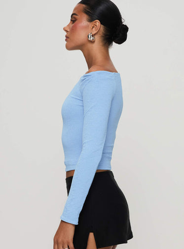 Malian Long Sleeve Top Blue