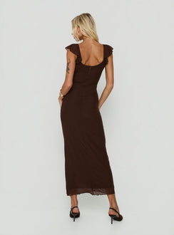 Sandberg Maxi Dress Chocolate