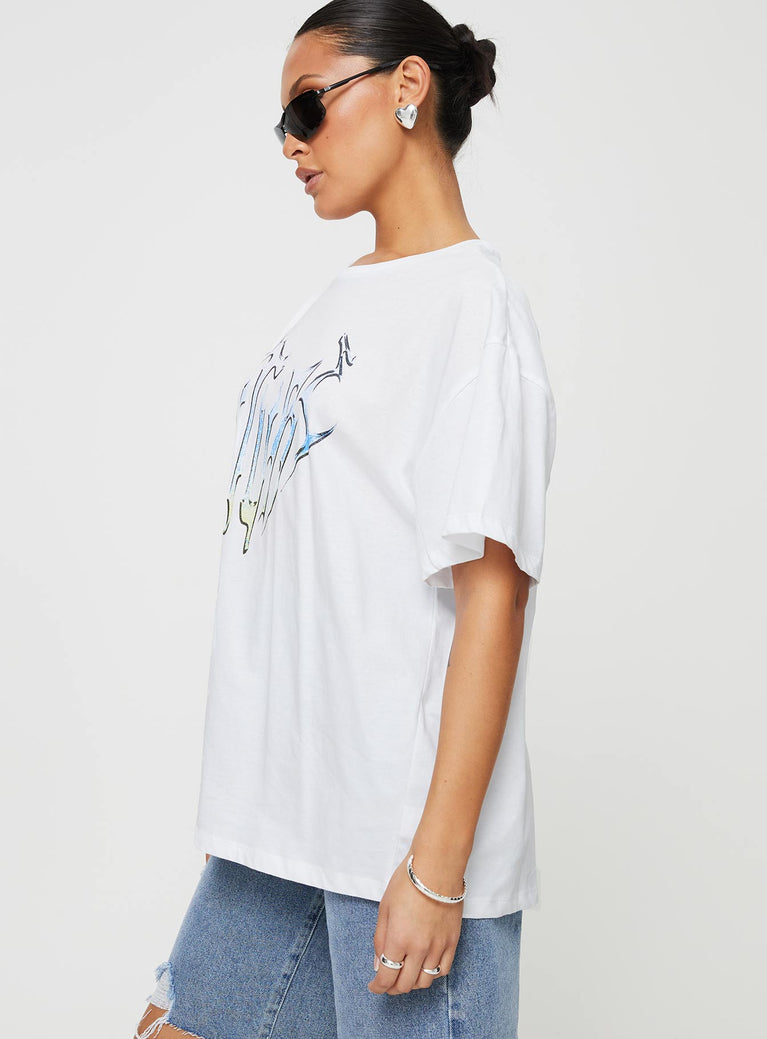 Future Oversize Tee White