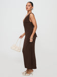 product Princess Polly Crew Neck  Steward Maxi Dress Chocolate