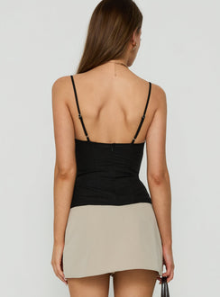 Elsea Structured Cami Top Black