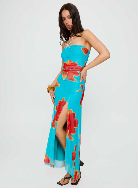princess polly orange floral dress Princess Polly Emily Maxi Dress In Orange