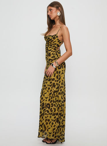Leopard Print Maxi Dresses Leopard Print Maxi Dresses