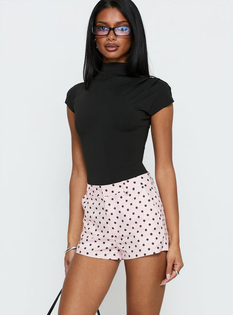 Swayer Micro Short Pink Polka Dot