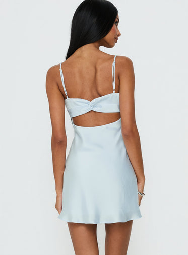 Light Blue Satin Dresses