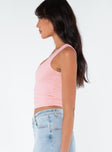 product Princess Polly Sleeveless Square Neck  Zoe Top Light Pink