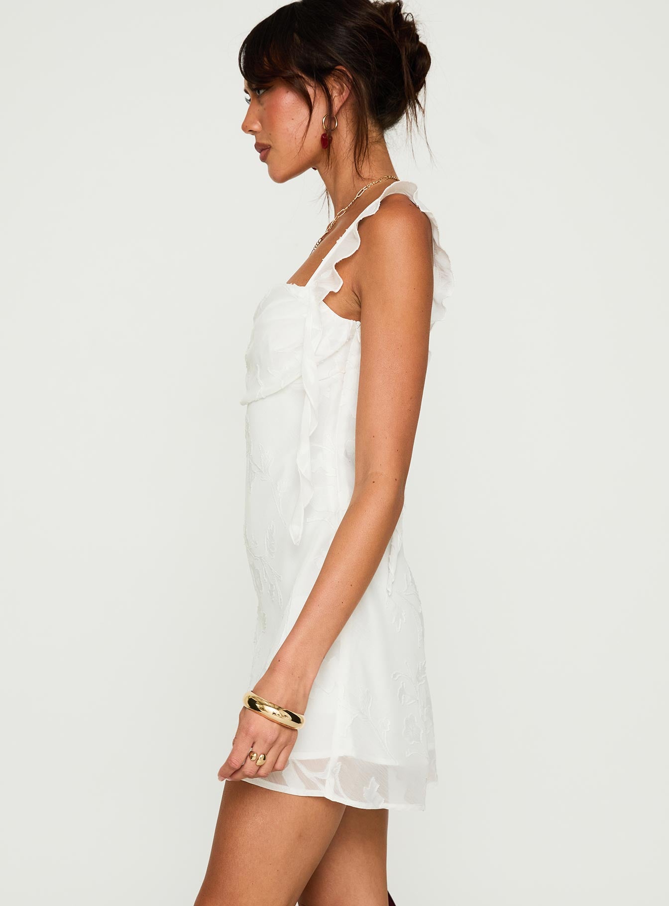 Lanai Mini Dress Floral | White Lanai Mini Dress Floral | White